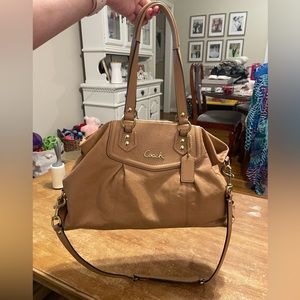 Coach Leather Tote Purse